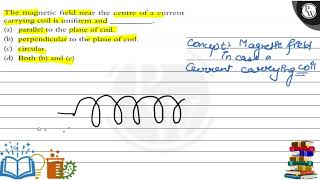 The magnetic field near the centre of a current carrying coil is un...