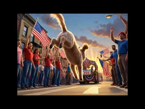 Celebrate America's 250th; Happy Birthday America from Oliver Doodle!