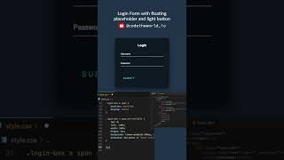 login form ll login form code ll Login home page code ll HTML code