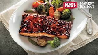 Sheet Tray Asian Glazed Salmon & Veggies