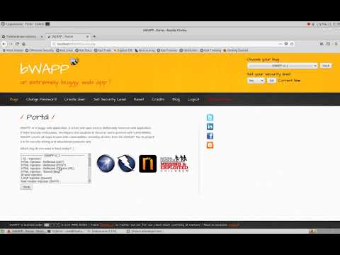 bWAPP HTML Injection - Reflected (POST)