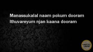 payye veesum kaatil karaoke with lyrics aanandam malayalam karaoke library