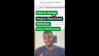 How to Access Region-Restricted Websites Using a VPN Extension screenshot 3