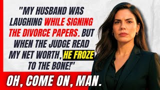 My Husband Laughed While Signing the Divorce Papers, but When the Judge Read My Net Worth, He…