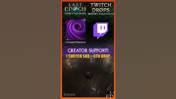 LAST EPOCH SEASON 2 TWITCH DROPS #shorts #lastepoch #gaming