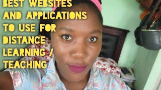 Best website and applications for distance learning #distancelearning