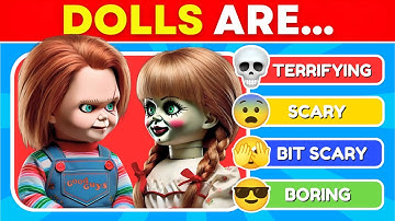 How Scared Are You? FEAR Quiz Challenge | Scary Tier List Quiz 😱