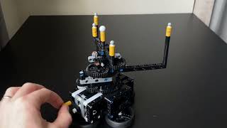 Lego 42179 Alternate, Orrery With Planets Mercury, Venus, Earth, And Mars, Design By Marko Knoebl