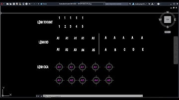 Đánh số thứ tự tự động trong cad cực nhanh/ Tcount/lips oc/od/oca