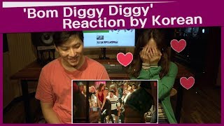 ‘Bom Diggy Diggy’  Reaction by Korean | Zack Knight | Jasmin Walia  | Sonu Ke Titu Ki Sweety