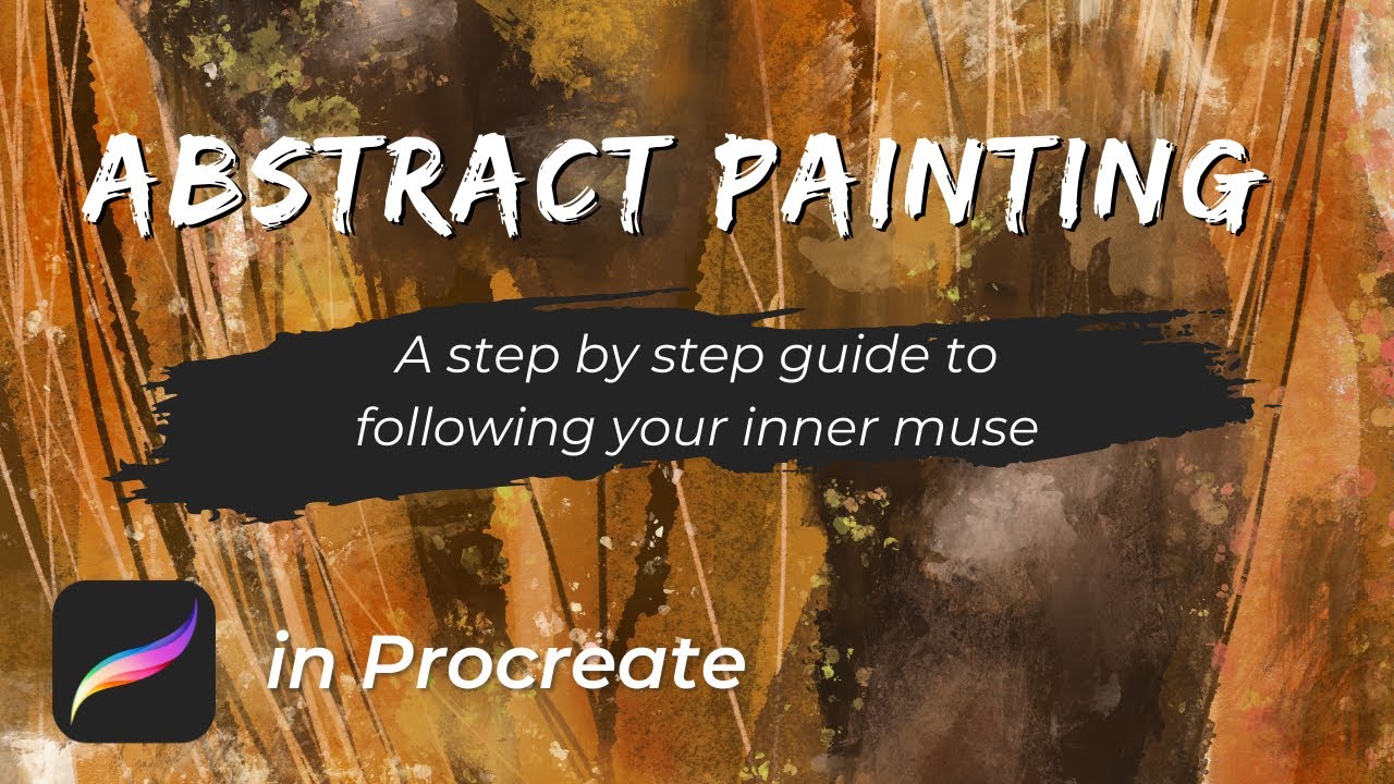 Autumnal Calling - Intuitive Abstract Painting in Procreate with Standard Brushes