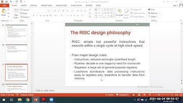 Module 1 RISC & ARM Design Philosophy