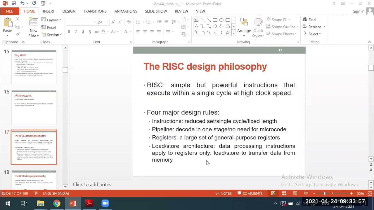 Module 1 RISC & ARM Design Philosophy YouTube