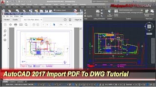 New Feature Open PDF File In AutoCAD 2017 | Tips & Trick screenshot 5