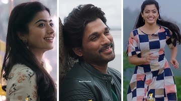 Is Qadar Tumse Pyar Ho gya | Allu Arjun ft. Rashmika Mandanna Full Screen Status | Whatsapp Status