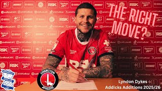 CHARLTON SIGN LYNDON DYKES!!