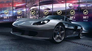Porsche Carrera GT Day 7 NFS No Limits Android IOS Gameplay Walkthrough