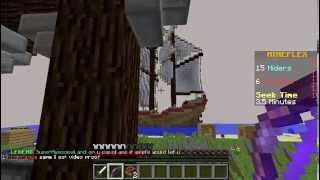 Mineplex Hacking Proof =Block Hunt= (Flying Flower pots, Rapid Fire Shooting)