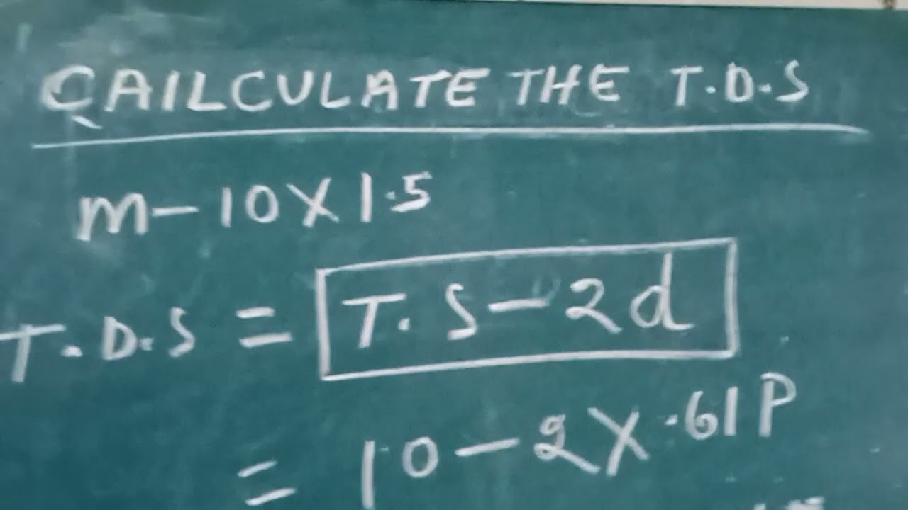 formula of tap drill size (in metric)