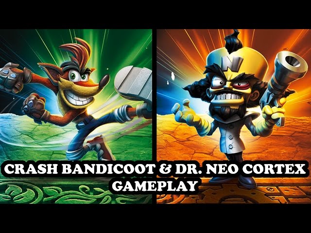 Skylanders Imaginators - Crash Bandicoot & Dr. Neo Cortex GAMEPLAY