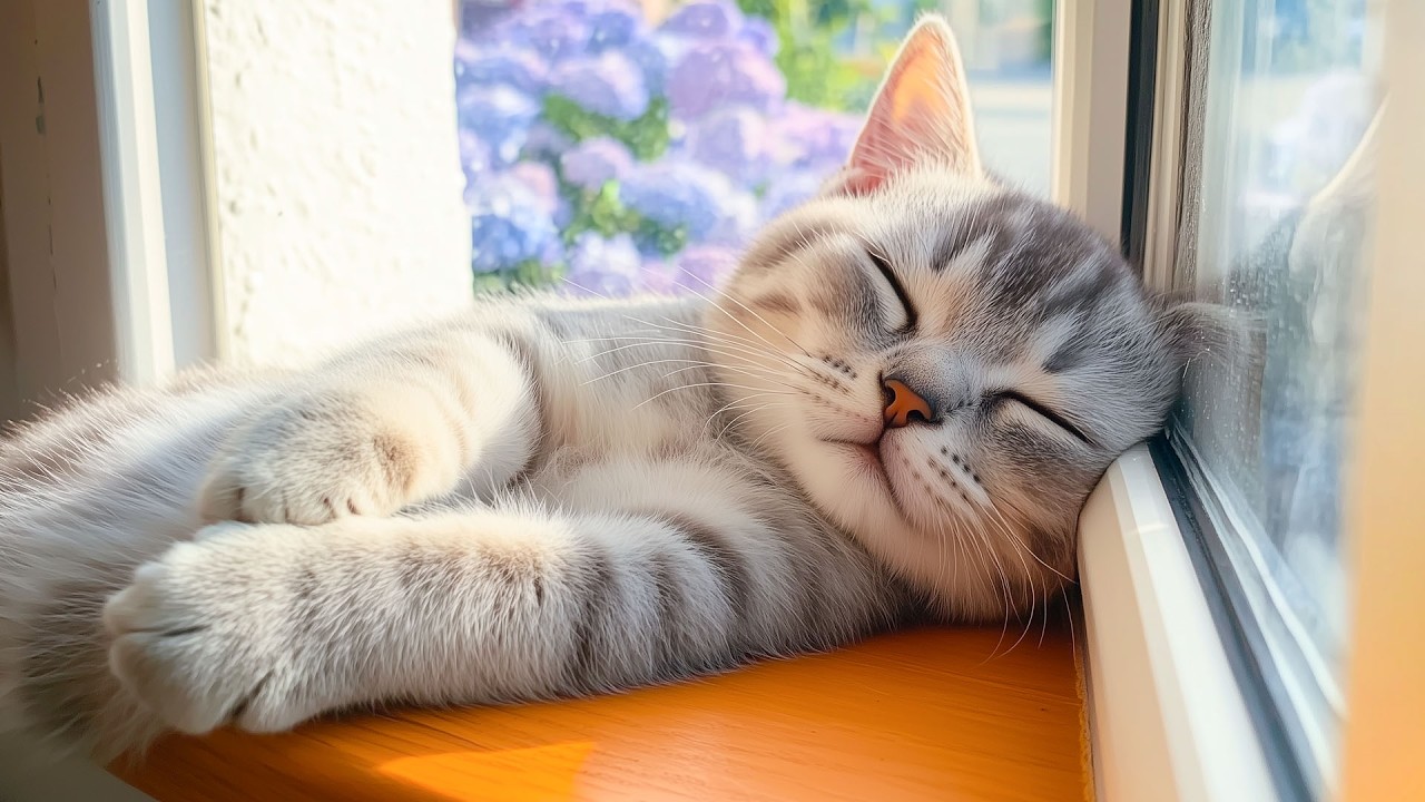 Sweet Dreams with Cat Lullaby Sounds - Soothing Sleep Melodies for Cats, ASMR Sleepy Cat Tunes