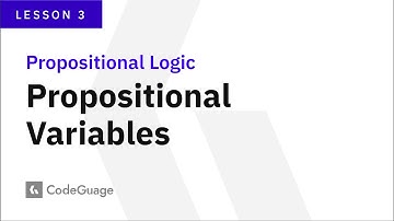 Propositional Variables — Propositional Logic | CodeGuage
