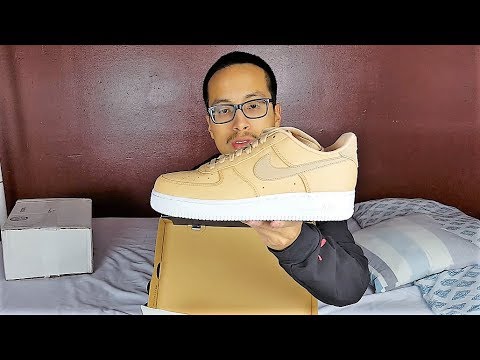 LEATHER ON THESE IS BUTTER! Nike Air Force 1 07' Low Premium Vachetta ...