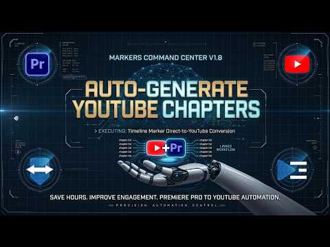 MCC V1.8 Tutorial: Auto-Generate YouTube Chapters & Rough Cuts in Premiere Pro