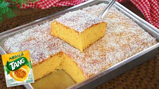 BOLO DE MARACUJA FOFINHO FEITO COM TANG