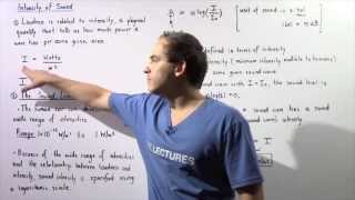 Loudness, Intensity And Sound Level