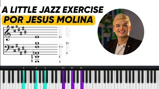 🤩A LITTLE JAZZ EXERCISE (Oscar Peterson) POR JESUS MOLINA🤩 TUTORIAL DE PIANO 🎹🎼 🎶 Licks de piano 💯