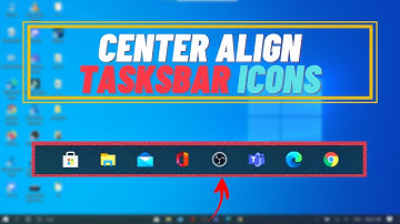 How to Center Taskbar Icons windows 10 || Step by step process