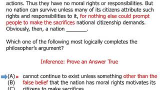 June 2007 LSAT, Section 3, Logical Reasoning, Question 16, Explanation