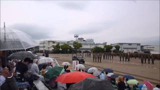平成27年陸上自衛隊第三師団千僧駐屯地創立記念行事予行演習