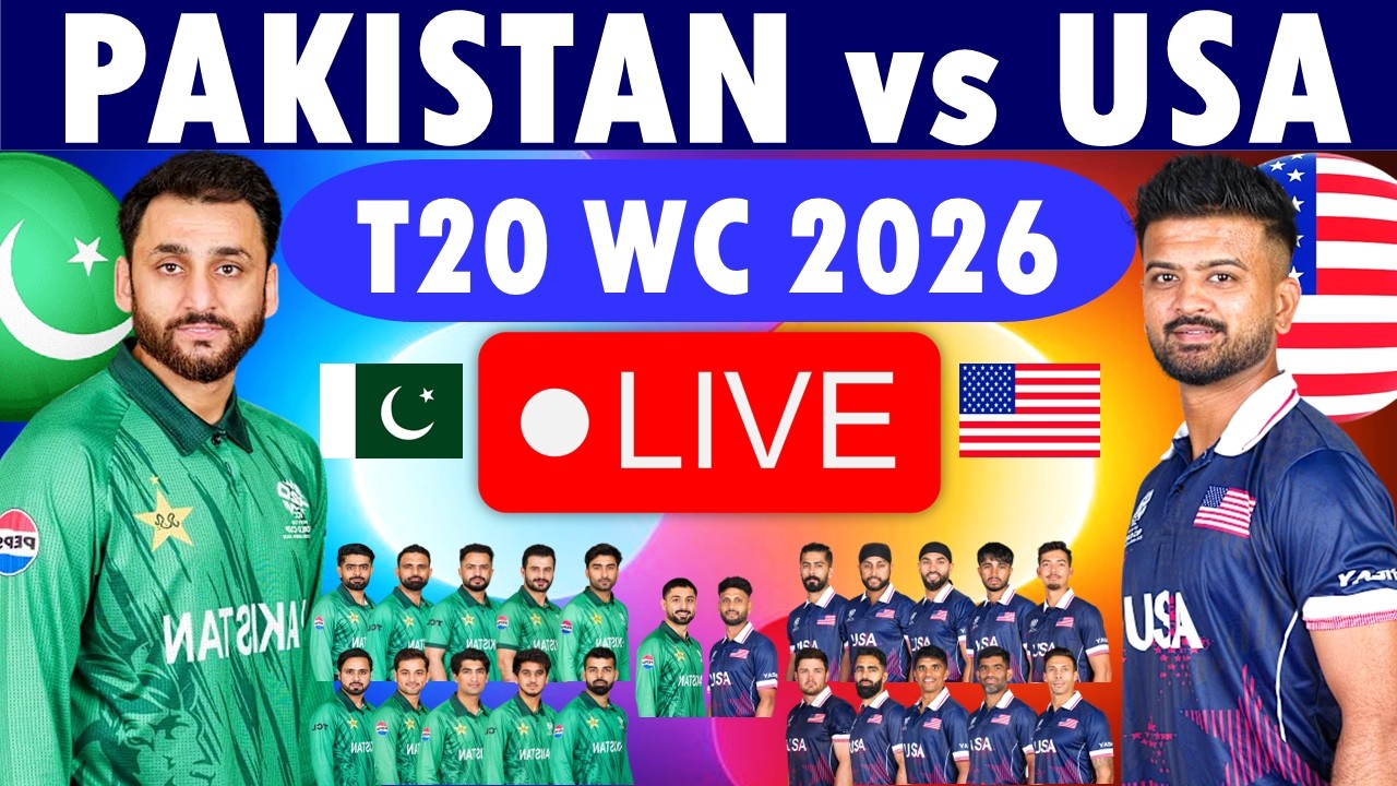 Pakistan vs USA ICC T20 World Cup 2026: ICC T20 World Cup Pakistan vs USA playing 11