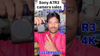 Sony A7R 3 camera 4K & 42 megapixel shutter count 26k 8333899696 #sony #trending#viral #canon#nikon