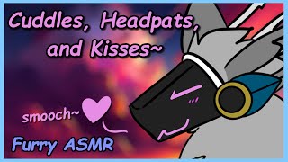 [Furry ASMR] [M4M] Protogen Roommate Kisses and Cuddles You~~