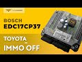 Bosch EDC17CP37 Toyota IMMO OFF Julie Emulator CarLabImmo