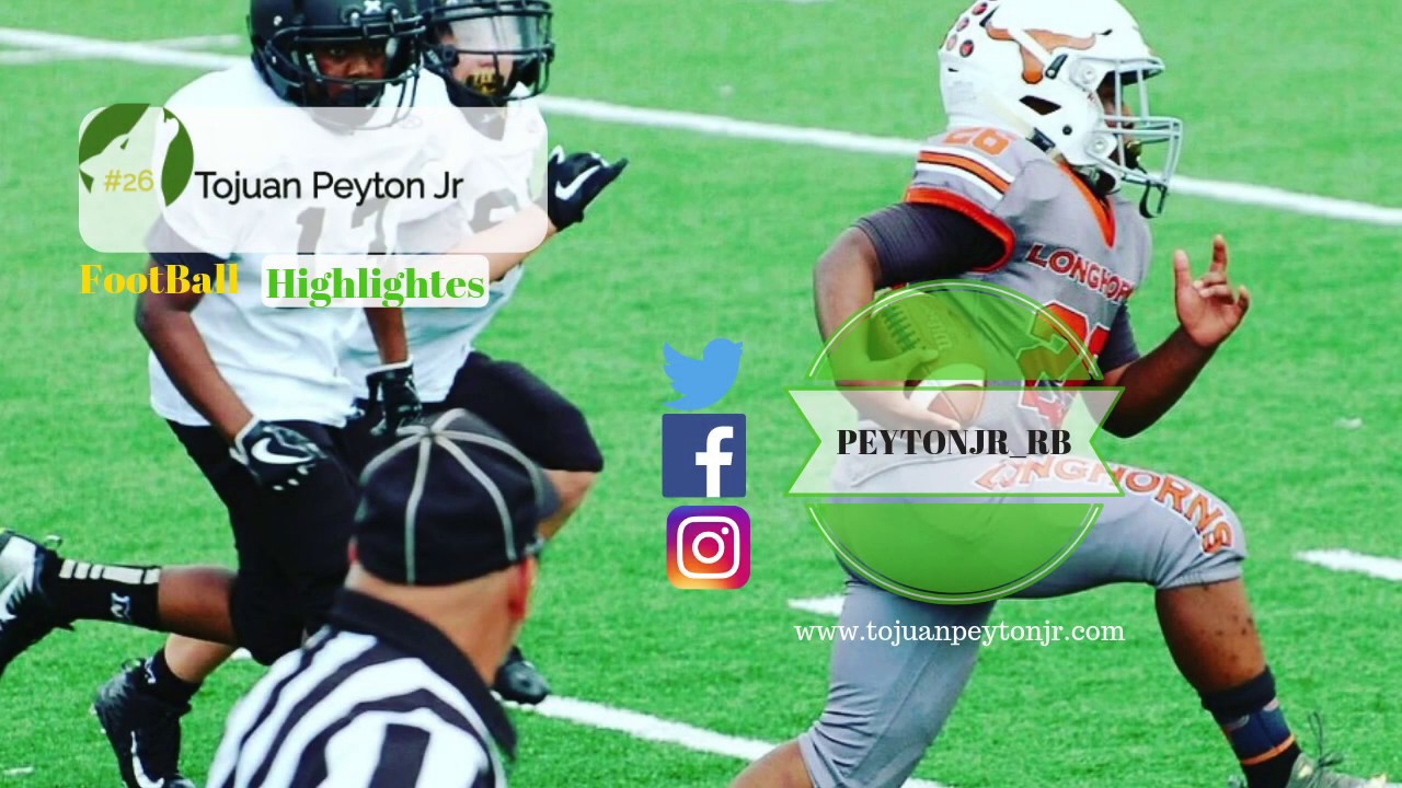 Tojuan Peyton Jr  Football Highlights