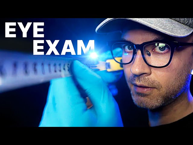Impromptu ASMR Eye Examination (Interactive, High Sensitivity)