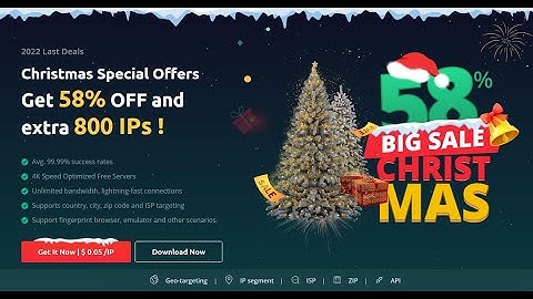 PIA Proxy Xmas Sale ❇️ Up to 58% off & Extra 800IPs😱 Enterprise plan from $0.04/IP🔥 Get benefits