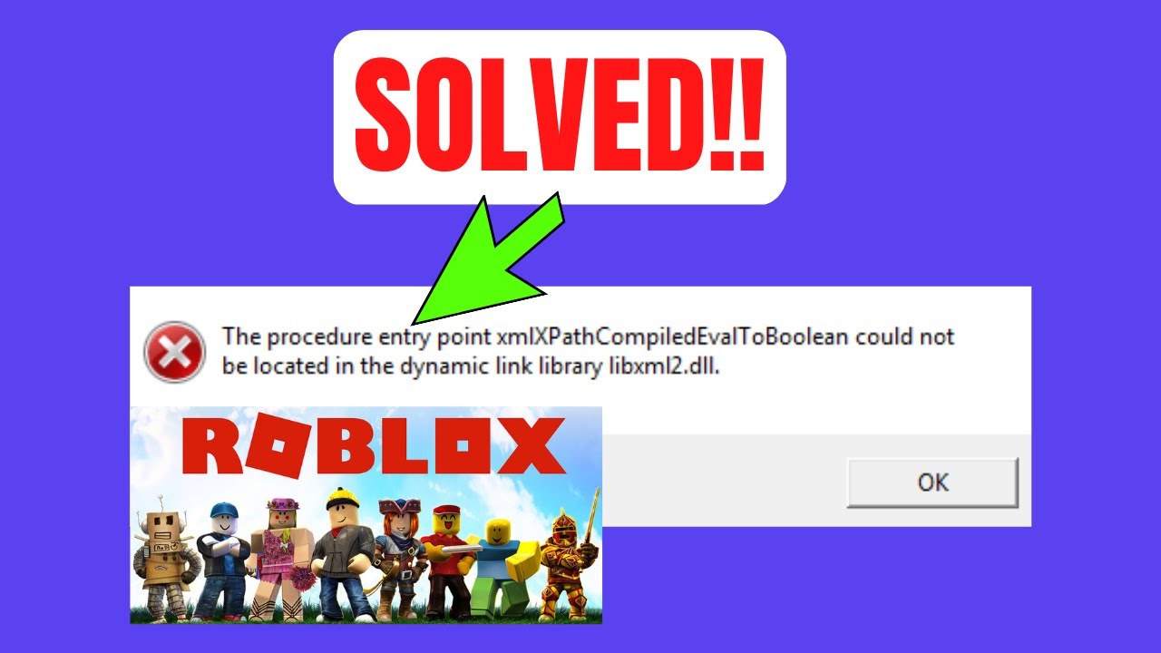 How to Fix / Solve RobloxPlayerBeta.exe Entry Point Not Found -  SarkariResult