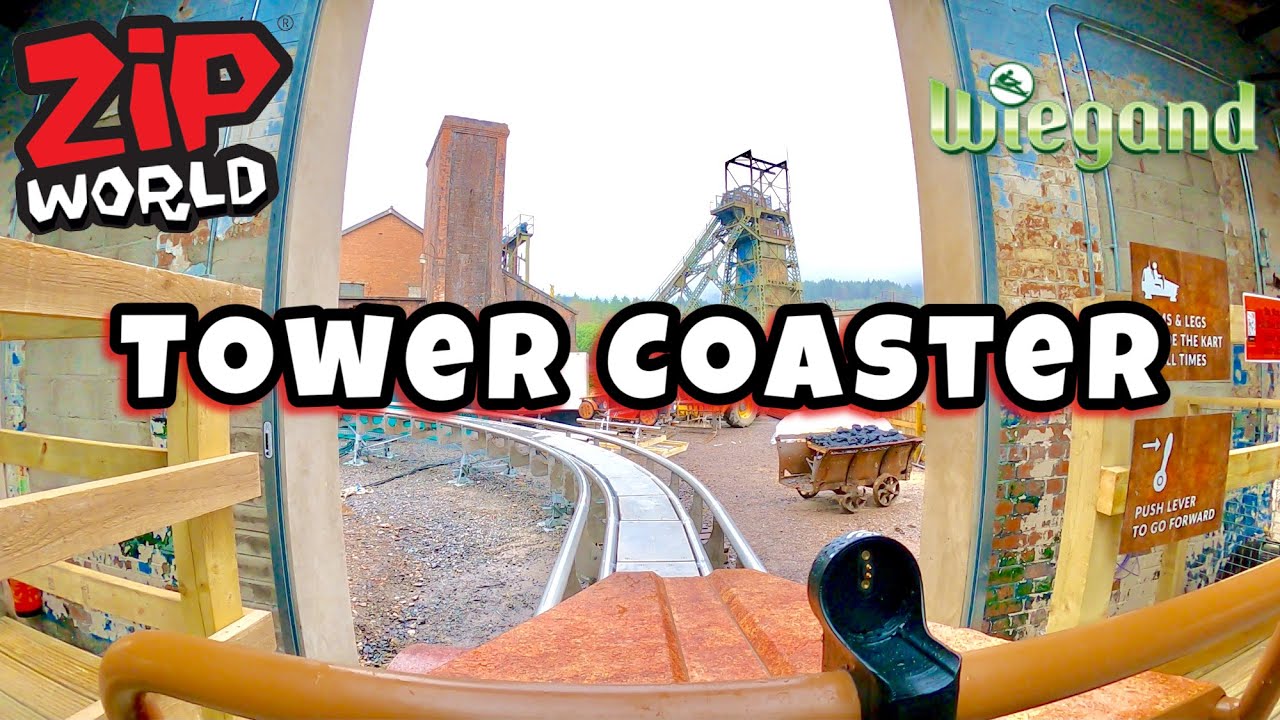 Tower Coaster (Zip World Tower) Opening Day On Ride POV YouTube