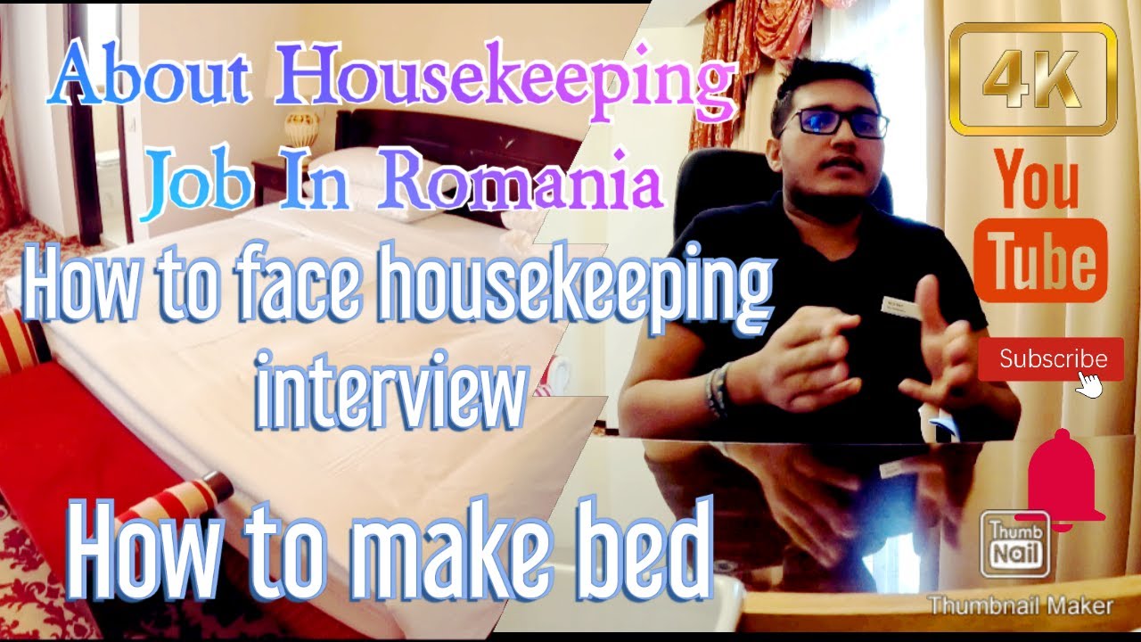 රොමේනියාවේ Housekeeping රැකියාව පිළිබඳ විස්තරයක් About housekeeping