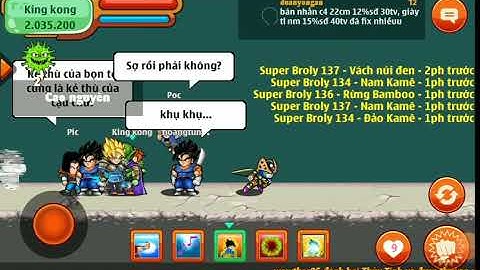 Ngọc Rồng Online - nv pic poc kinh kong bị lỗi ae ơi