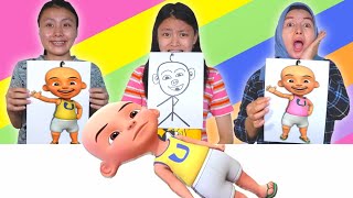 SIAPA YANG GAMBAR UPIN IPIN PALING JELEK DAPAT HUKUMAN !