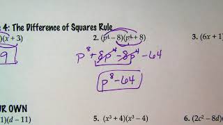 8 3 Multiplying Polynomials   Part 2
