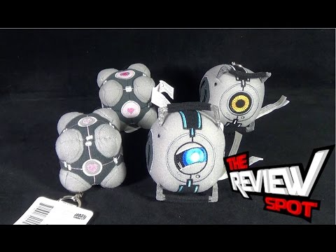 Collectible Spot - Portal 2 Companion Cube, Portal Wheatley and Space Sphere Plush Keychains