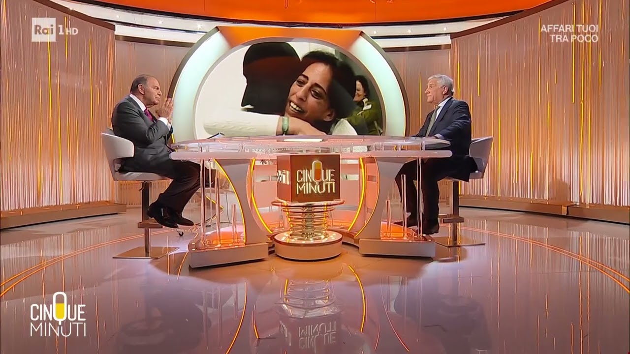 Antonio Tajani ospite a 5 Minuti (13/10/2025)