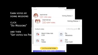 Get more voting tickets in FanPlus app from pincrux, fyber and more! screenshot 5